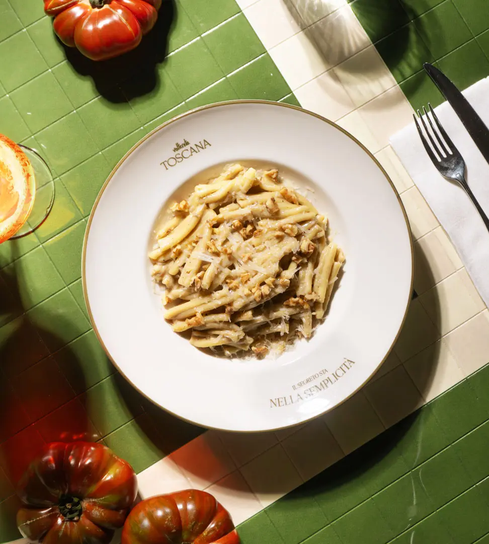 Casarecce di Gorgonzola e noci